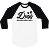 Dogs Because People Suck 3/4 Sleeve Shirt