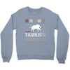santa taurus christmas ugly t shirts Crewneck Sweatshirt