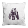 bear block Throw Pillow