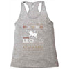 santa leo christmas ugly t shirts Racerback Tank