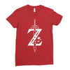 the legend of zelda - breath of the wild white logo Ladies Fitted T-Shirt