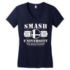 Smash University Women's V-Neck T-Shirt