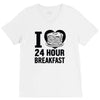24 hour breakfast V-Neck Tee