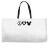 peace Weekender Totes