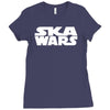 ska wars reggae dub step club music dance Ladies Fitted T-Shirt