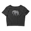elephant filled pattern cool Crop Top
