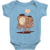 french toast kiss Baby Bodysuit