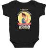 underestimate woman Baby Bodysuit