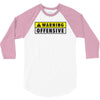 warning offensiv 3/4 Sleeve Shirt