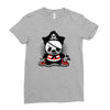 pirate panda Ladies Fitted T-Shirt
