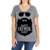 happy father's day Ladies Curvy T-Shirt