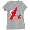 pilot flieger airplane flugzeug extra300 rc flyer Ladies Fitted T-Shirt