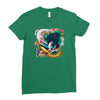 dragons by my side Ladies Fitted T-Shirt