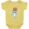 narwhal donuts cute unicorn sweet cool awesome Baby Onesie