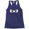 ninja mask eyes martial arts novelty Racerback Tank