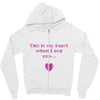 this is my heart when i see you Zipper Hoodie