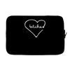 bitches heart Laptop sleeve