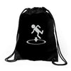 man is go Drawstring Bags