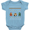 super mario chistmas Baby Bodysuit
