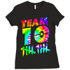 team 10  Rasta Ladies Fitted T-Shirt