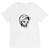 Astronaut Dog V-Neck Tee