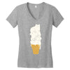 meowlting Women's V-Neck T-Shirt