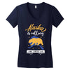 alaska is calling and i must go Women's V-Neck T-Shirt