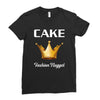cake fashion nugget Ladies Fitted T-Shirt