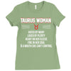 Taurus Woman Ladies Fitted T-Shirt
