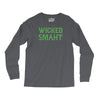 wicked smaht funny Long Sleeve Shirts