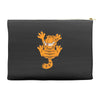 garfield scratching, ideal gift or birthday present funny Accessory Pouches