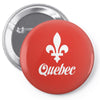 quebec Pin-back button