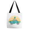 ride and surf Tote Bags