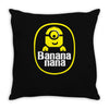 banana minion despicable nana Throw Pillow