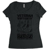 Veteran Don't Thank Me Thank My Grandpa Who Never Came Back Women's Triblend Scoop T-shirt