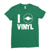 i love vinyl Ladies Fitted T-Shirt