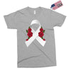lung cancer white ribbon Exclusive T-shirt