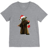 yoda christmas V-Neck Tee