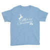 merry christmas flower Youth Tee