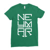 neyma white logo Ladies Fitted T-Shirt