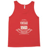 premium vintage 1951 classic perfectly aged limited edition Tank Top