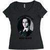 on wednesdays we wear black Women's Triblend Scoop T-shirt