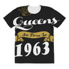 queens are born in 1963 All Over Women's T-shirt