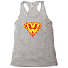 with superman vw logo Racerback Tank
