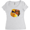 funny full english breakfast, ideal gift or birthday present Women's Triblend Scoop T-shirt