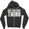 real men make twins Zipper Hoodie