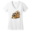 number 399 &amp; 400! Women's V-Neck T-Shirt