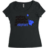 anything unrelated elephants Women's Triblend Scoop T-shirt