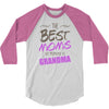 Great Moms Get Promoted to Grandma 3/4 Sleeve Shirt