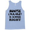 personalised auntie Tank Top